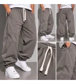 Ανδρικό Παντελόνι Φόρμας Baggy με Λάστιχο Κάτω
