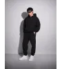 Vinyl Modern Basic Sweatpants Black | Χοντρή Ανδρική Φόρμα