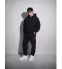 Vinyl Modern Basic Sweatpants Black | Χοντρή Ανδρική Φόρμα