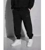 Vinyl Modern Basic Sweatpants Black | Χοντρή Ανδρική Φόρμα