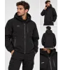 Vinyl Technical Windbreaker Jacket Black | Ανδρικό Αντιανεμικό