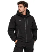 Vinyl Technical Windbreaker Jacket Black | Ανδρικό Αντιανεμικό
