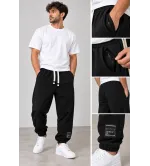 Ανδρική Φόρμα Baggy Fit με Λάστιχο Κάτω | Φούτερ