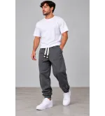 Ανδρική Φόρμα Baggy Fit με Λάστιχο Κάτω | Φούτερ
