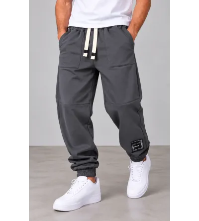 Ανδρική Φόρμα Baggy Fit με Λάστιχο Κάτω | Φούτερ