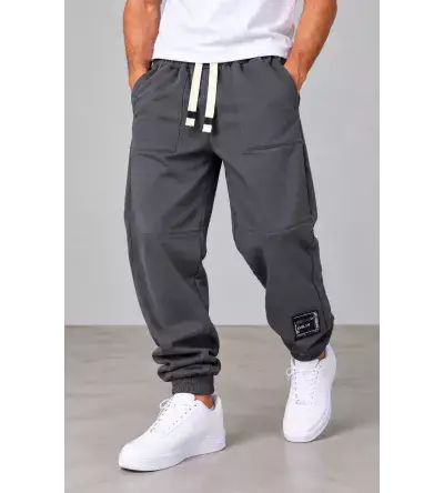 Ανδρική Φόρμα Baggy Fit με Λάστιχο Κάτω | Φούτερ