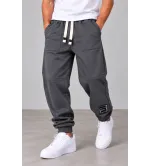 Ανδρική Φόρμα Baggy Fit με Λάστιχο Κάτω | Φούτερ