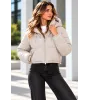 Γυναικείο Κοντό Μπουφάν με Κουκούλα | Casual Jacket