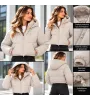 Γυναικείο Κοντό Μπουφάν με Κουκούλα | Casual Jacket