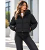 Γυναικείο Κοντό Μπουφάν με Κουκούλα | Casual Jacket