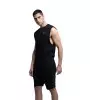 Vinyl αμάνικη μπλούζα μαύρη sleeveless black