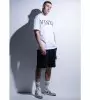 VINYL ΜΠΛΟΥΖΑ ΜΕ ΤΥΠΩΜΑ ΛΕΥΚΗ COTTON OVERSIZED ΑΝΔΡΙΚΗ