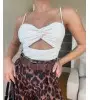 Animal print παντελόνα