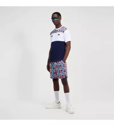 Ellesse block aop tee t-shirt μπλούζα