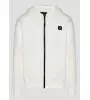 Vinyl ζακέτα μαύρη με ριπ τελείωμα cotton oversized off duty zip hoodie
