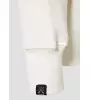 Vinyl ζακέτα μαύρη με ριπ τελείωμα cotton oversized off duty zip hoodie