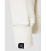 Vinyl ζακέτα μαύρη με ριπ τελείωμα cotton oversized off duty zip hoodie