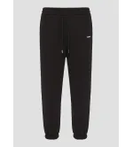 Vinyl φορμα παντελονι μαυρο cotton relaxed fit emblem sweatpants
