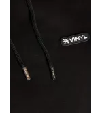 Vinyl φορμα παντελονι μαυρο cotton relaxed fit emblem sweatpants