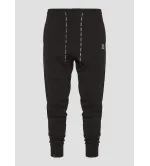 Vinyl φορμα παντελονι μαυρο μονόχρωμο cotton regular fit core sweatpants