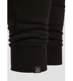 Vinyl φορμα παντελονι μαυρο μονόχρωμο cotton regular fit core sweatpants