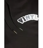 Vinyl φορμα παντελονι μαυρο με patch cotton regular fit puff logo sweatpants