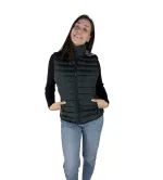 Αμάνικο Γυναικείο Κοντό Puffer Διπλής Όψεως – Λεοπάρ Animal Print | Mezzo Mezzo