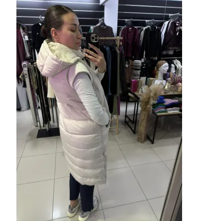 Αμάνικο Γυναικείο Μακρύ Μπουφάν – Ζεστό & Κομψό | Mezzo Mezzo