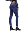 Γυναικείο Μπλε Ψηλόμεσο Τζιν Push Up Slim Fit | Mezzo Mezzo