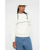 Ellesse Quento Sweatshirt Ανδρικό | Φούτερ χωρίς Κουκούλα με Ρίγα