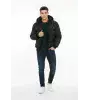 Ανδρικό Χοντρό Μπουφάν με Κουκούλα & Λάστιχο | Ζεστό Χειμερινό
