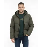 Μπουφάν Χοντρό Slim Fit με Κουκούλα | Ανδρικό Χειμερινό