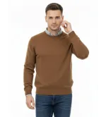 Ανδρικό Πουλόβερ Λαιμόκοψη Slim Fit – Λεπτό & Ελαστικό