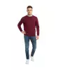 Ανδρικό Πουλόβερ Λαιμόκοψη Slim Fit – Λεπτό & Ελαστικό