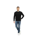 Ανδρικό Πουλόβερ Λαιμόκοψη Slim Fit – Λεπτό & Ελαστικό