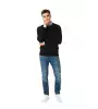 Ανδρικό Πουλόβερ Λαιμόκοψη Slim Fit – Λεπτό & Ελαστικό