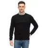 Ανδρικό Πουλόβερ Λαιμόκοψη Slim Fit – Λεπτό & Ελαστικό