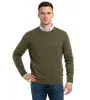 Ανδρικό Πουλόβερ Λαιμόκοψη Slim Fit – Λεπτό & Ελαστικό