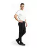 Vinyl Μαύρη Φόρμα Regular Fit – Line Motion Cotton Sweatpants