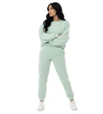 Oversize Μονόχρωμο Σετ Φόρμας Γυναικείο – Casual Minimal Style