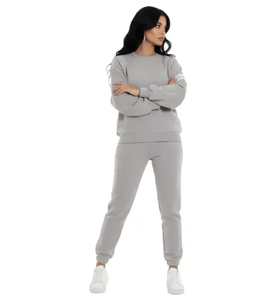 Oversize Μονόχρωμο Σετ Φόρμας Γυναικείο – Casual Minimal Style