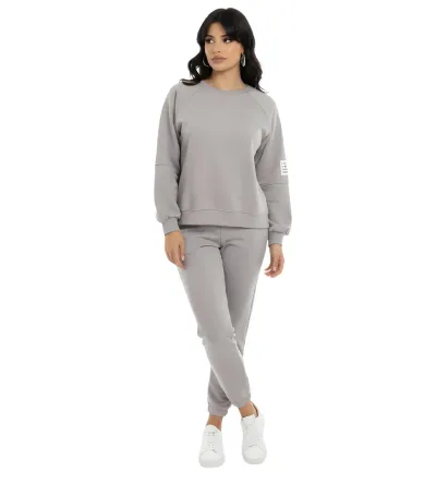 Oversize Μονόχρωμο Σετ Φόρμας Γυναικείο – Casual Minimal Style