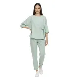 Γυναικείο Σετ Φόρμας Regular Fit με Φιόγκο στη Μέση