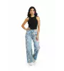Τζιν Παντελόνα με Λουλούδια – Γυναικείο Floral Denim