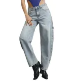 Γυναικείο Τζιν Buggy Barrel Fit – Μοντέρνο Φαρδύ Denim