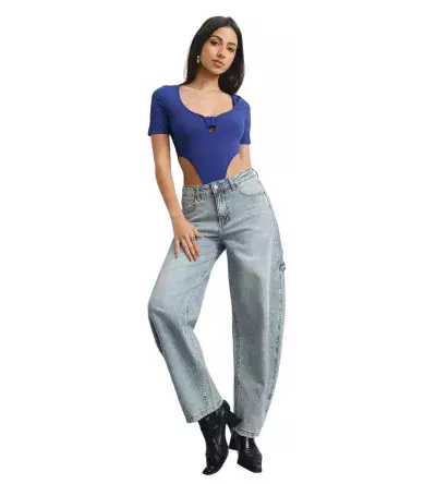 Γυναικείο Τζιν Buggy Barrel Fit – Μοντέρνο Φαρδύ Denim
