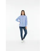 Ριγέ Γυναικείο Πουκάμισο με Κουμπιά Στρας – Elegant Shirt