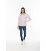 Γυναικείο Μονόχρωμο Πουκάμισο με Στρας – Elegant Shirt