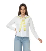 Γυναικείο Πουκάμισο με Πλεκτό στην Πλάτη – Extra Fit