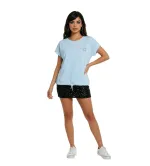 Γυναικεία Κοντή Μπλούζα με Σήμα και Δέσιμο – Cropped Top